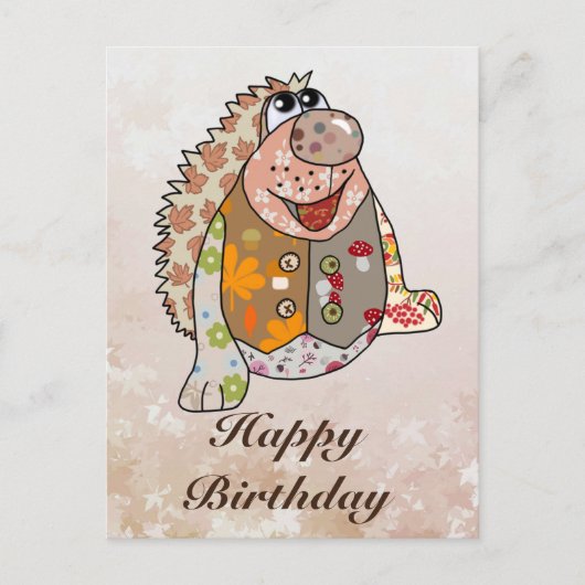 Bunter Igel  Postkarte ポストカード (正面)