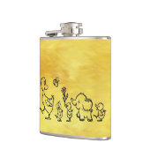 bunter Lauf  フラスク (左)