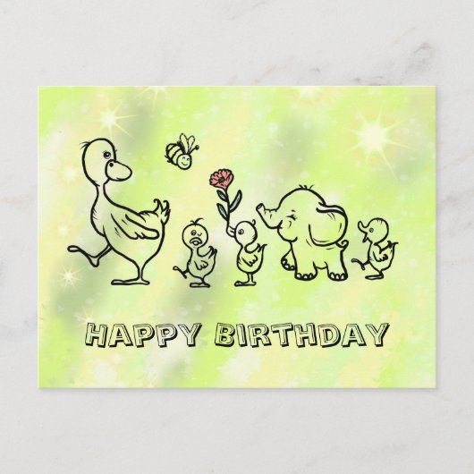 bunter Lauf  ポストカード (正面)