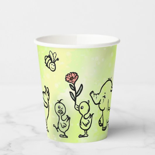 bunter Lauf   紙コップ (左)