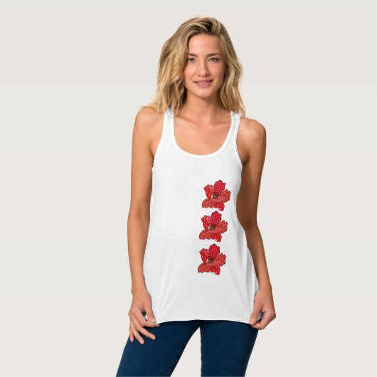 Bunter Mohn Tank Top タンクトップ (正面フル)