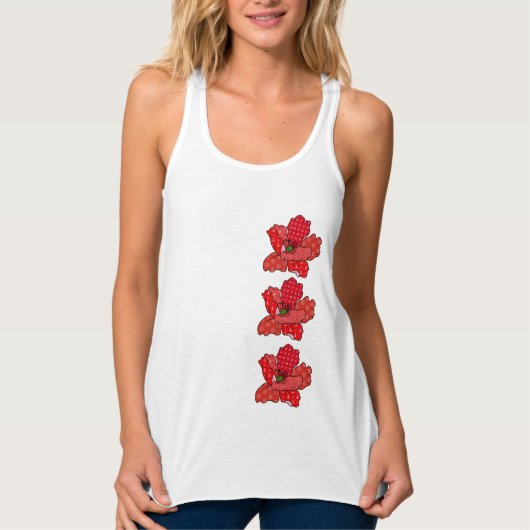 Bunter Mohn Tank Top タンクトップ (正面)