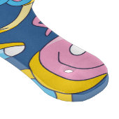 Bunter Musikmix in rosa, blau, gelb カッティングボード (角)