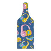 Bunter Musikmix in rosa, blau, gelb カッティングボード (正面)