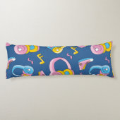 Bunter Musikmix in rosa, blau, gelb ボディピロー (裏面)