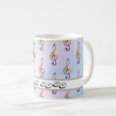 bunter Notenschlüssel   コーヒーマグカップ (正面右)