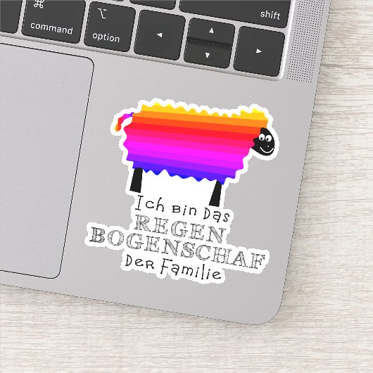 Bunter Regenbogenschaf シール (詳細)