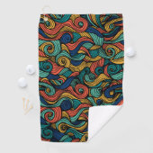 Bunters Wollmuster Paisley ゴルフタオル (インサイチュ)