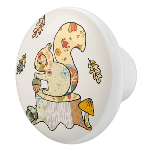 buntes Eichhörnchen セラミックノブ (右)