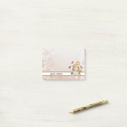 Buntes Eichhörnchen ポストイット (デスク上)