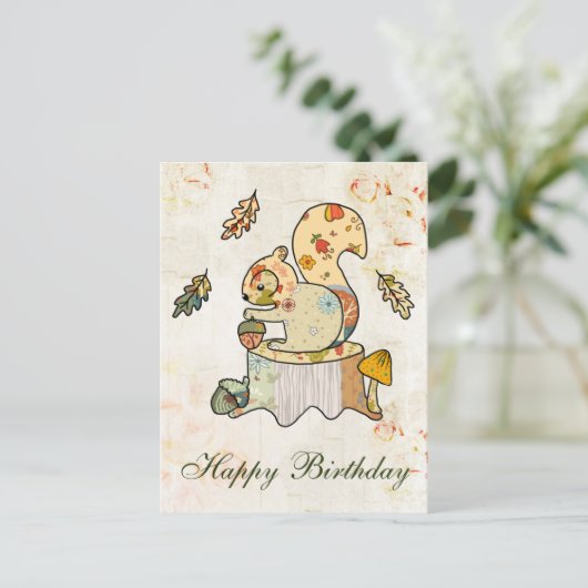 Buntes Eichhörnchen ポストカード (スタンド正面)