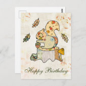 Buntes Eichhörnchen ポストカード (正面/裏面)