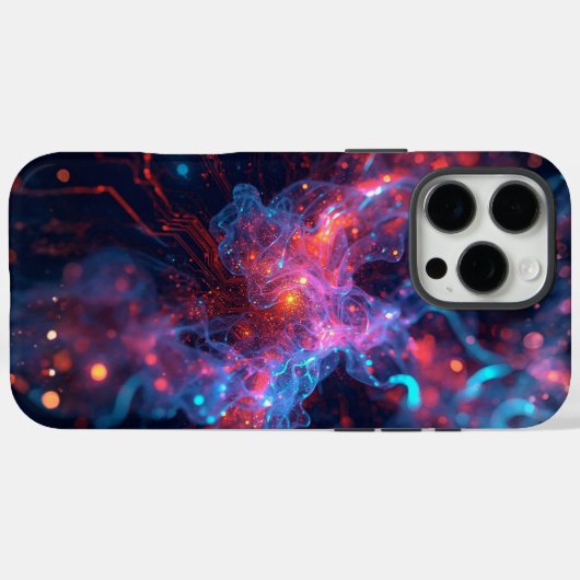Buntes Galaxie-Farbenspiel Case-Mate iPhoneケース (裏面 (横))