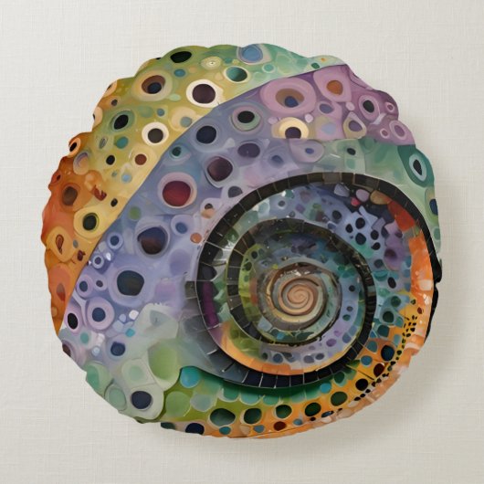 buntes Kissen ラウンドクッション (正面)