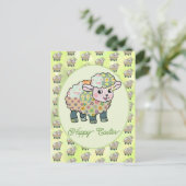 buntes Lämmchen postkarte ポストカード (スタンド正面)