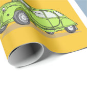 Buntes Oldtimer 2cv Ente Muster ラッピングペーパー (ロールコーナー)