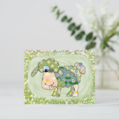 Buntes Schaf Postkarte ポストカード (スタンド正面)