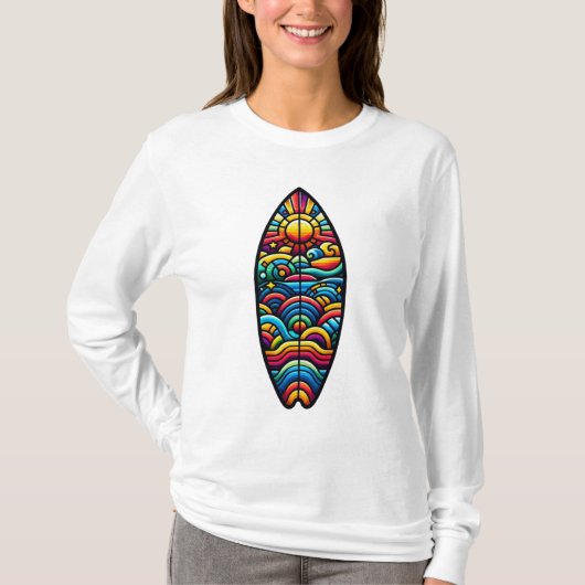 Buntes Surfbrett Tシャツ (正面)