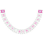 Bunting Flags Happy Birthday. バンティングフラッグ (全)