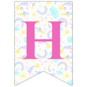 Bunting Flags Happy Birthday. バンティングフラッグ (第2の旗)