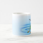 Buntyはモルモット魚釣りにんじんの行きます コーヒーマグカップ (中央)