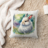 Bunyoro rabbit 270924AREF121 - Watercolor クッション (ブランケット)