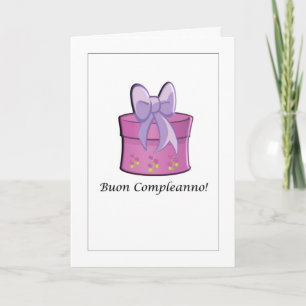 Buon Compleanno -イタリアンなカードのハッピーバースデー カード