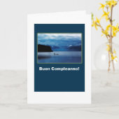 Buon Compleanno -イタリアンなカードのハッピーバースデー カード (黄色い花)