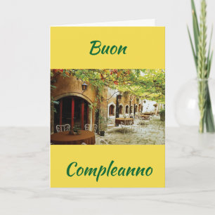 "BUON COMPLEANNO" *********イタリアン誕生日 カード