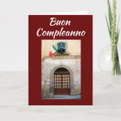 "BUON COMPLEANNO" ***********イタリアン誕生日 カード (正面)