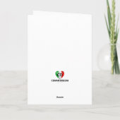 Buon Compleanno - Happy Birthday in Italian Card サンキューカード (裏面)