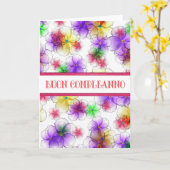 Buon Compleanno Italian Birthday card カード (黄色い花)
