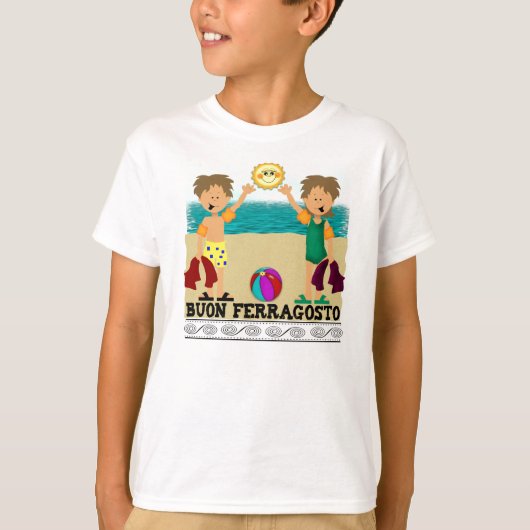 Buon Ferragostoの子供 Tシャツ (正面)