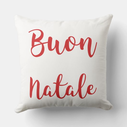 Buon Nataleの枕 クッション (裏面)