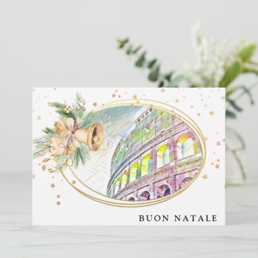 *~* BUON NATALEイタリアAP20ホリデーパーティー写真 招待状 (スタンド正面)