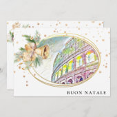 *~* BUON NATALEイタリアAP20ホリデーパーティー写真 招待状 (正面/裏面)