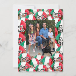 Buon Nataleクリスマスグリーティングポストカード 招待状