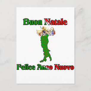 Buon NataleフェリスAnno Nuovo シーズンポストカード