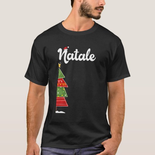 Buon Nataleマッチングカップル醜いクリスマスと新しい Tシャツ (正面)
