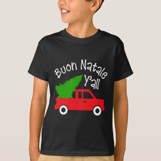 Buon natale イタリアン christmasy#39；全イタリアおもしろい tシャツ (正面)