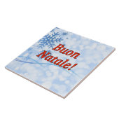 Buon Natale! イタリア語rfのメリークリスマス タイル (側面)