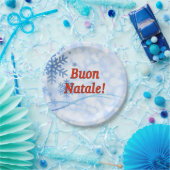 Buon Natale! イタリア語rfのメリークリスマス ペーパープレート (パーティー)