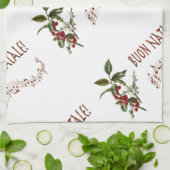 Buon Natale キッチンタオル (折り畳み)