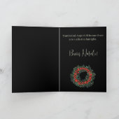 Buon Natale、クリスマスイタリアンリースカード シーズンカード (内部)