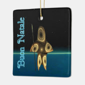 Buon Natale – フラクタルイヌイットハンター セラミックオーナメント (左)