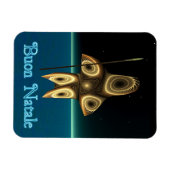 Buon Natale – フラクタルイヌイットハンター マグネット (横)