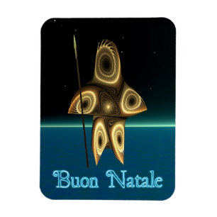 Buon Natale – フラクタルイヌイットハンター マグネット