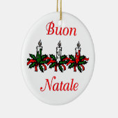 Buon Natale -メリークリスマスのオーナメント セラミックオーナメント (右)