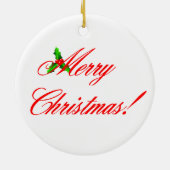 Buon Natale -メリークリスマスのオーナメント セラミックオーナメント (裏面)