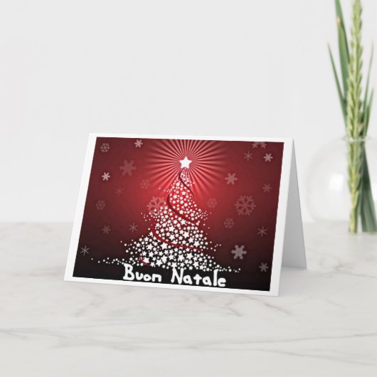 ***BUON NATALE***メリークリスマスファミリー/友人 カード (正面)